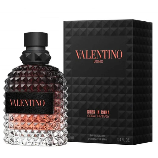 Uomo Born In Roma Coral Fantasy EDT for Men - Premium 3.4 oz Fragrance - GG Market Essentials